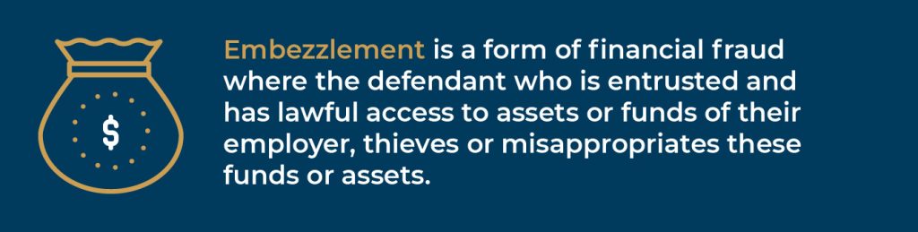 Embezzlement Is A Form Of Financial Fraud